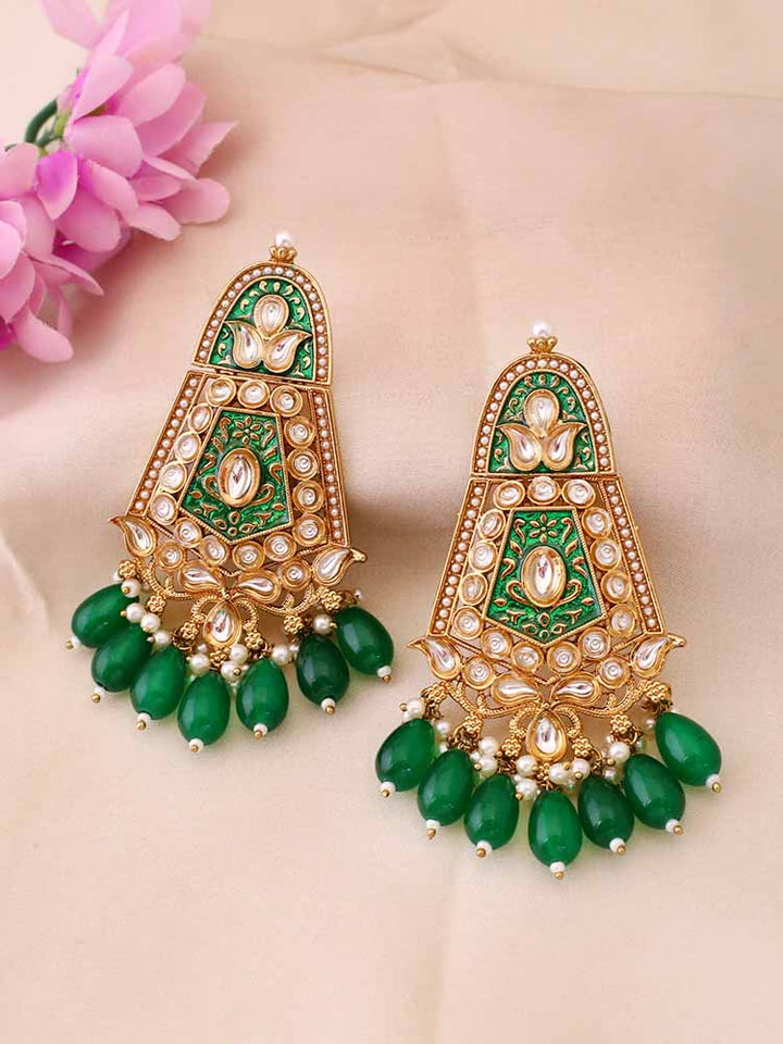 Emerald Aasavari Danglers
