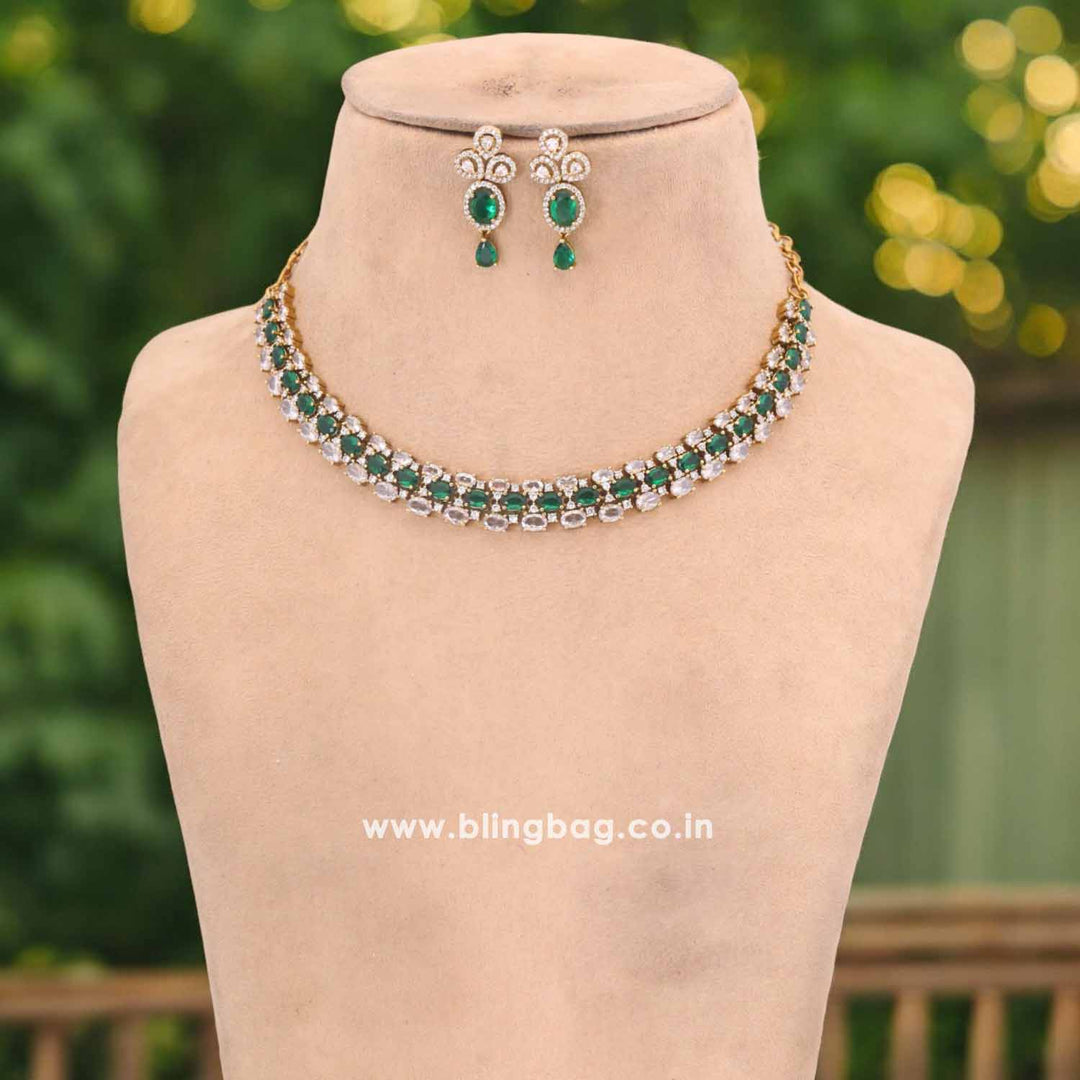 Emerald Aasia Victorian Jewellery Set - New Arrival