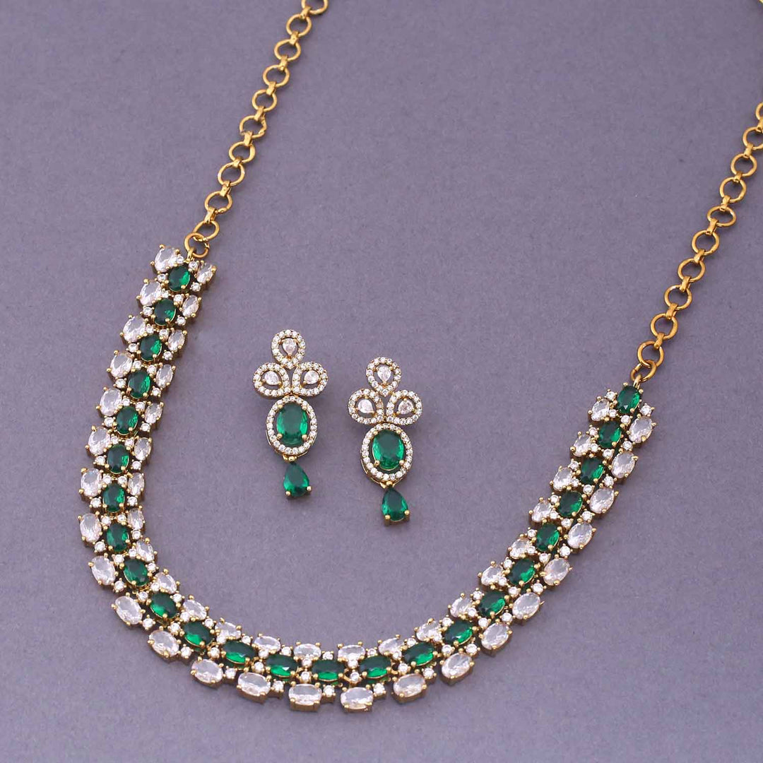 Emerald Aasia Victorian Jewellery Set - New Arrival