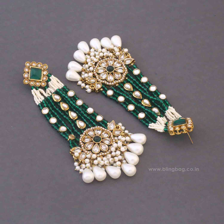 Emerald Aboli Danglers