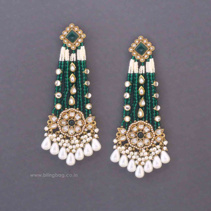 Emerald Aboli Danglers