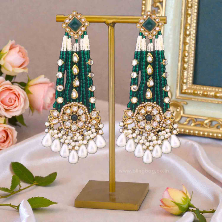 Emerald Aboli Danglers
