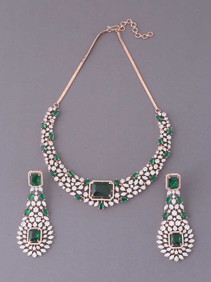 Emerald Adalia Zirconia Jewellery Set
