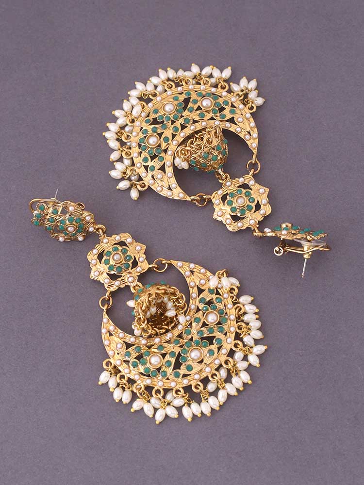 Emerald Adhika Ethnic Chaandbalis