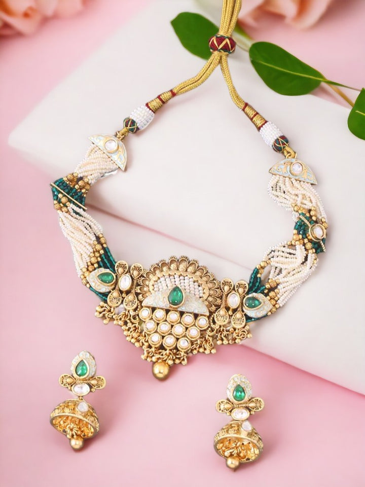 Emerald Adhya Rajwadi Set