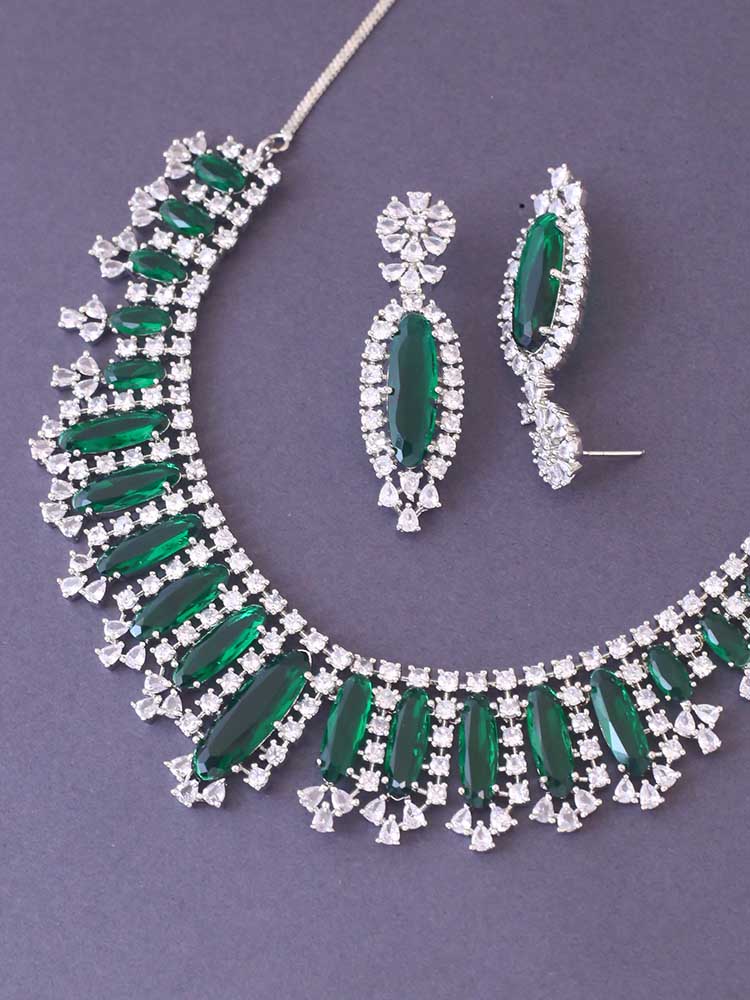 Emerald Adie Zirconia Jewellery Set