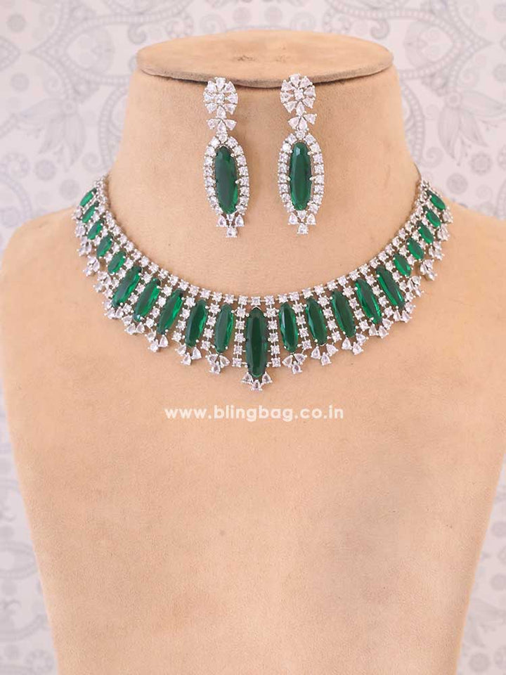Emerald Adie Zirconia Jewellery Set