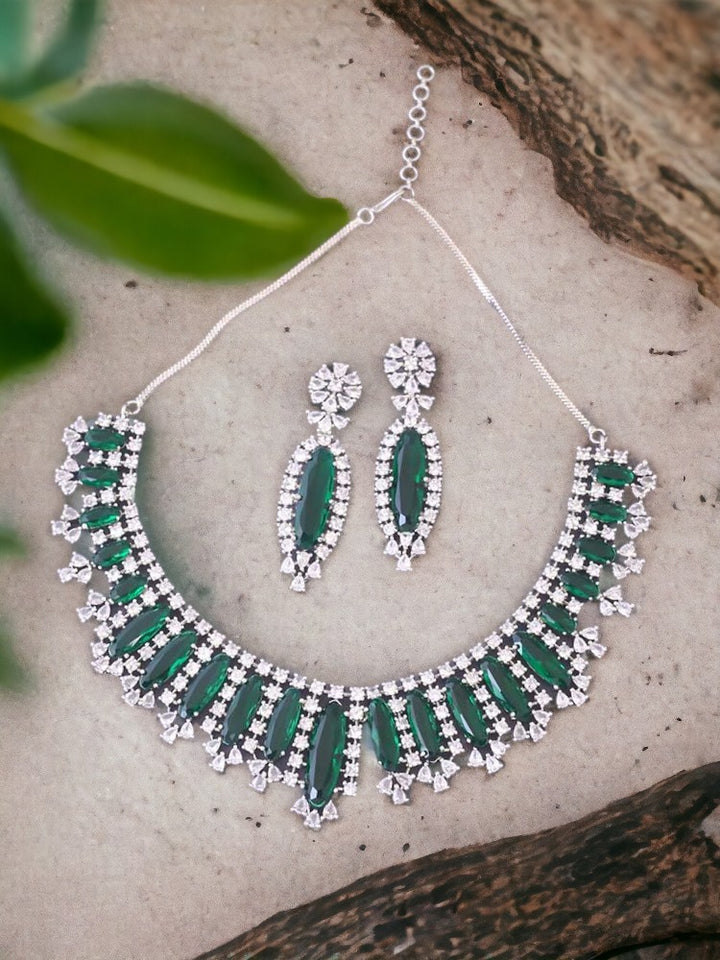 Emerald Adie Zirconia Jewellery Set