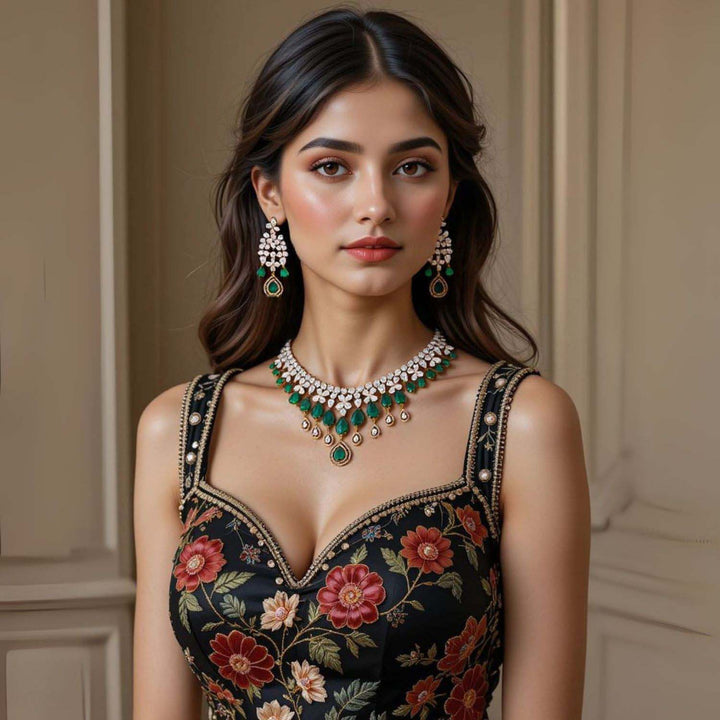 Emerald Adino Victorian Jewellery Set - New Arrival