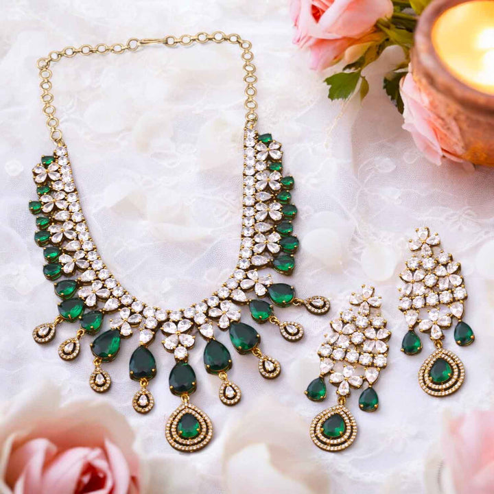 Emerald Adino Victorian Jewellery Set - New Arrival