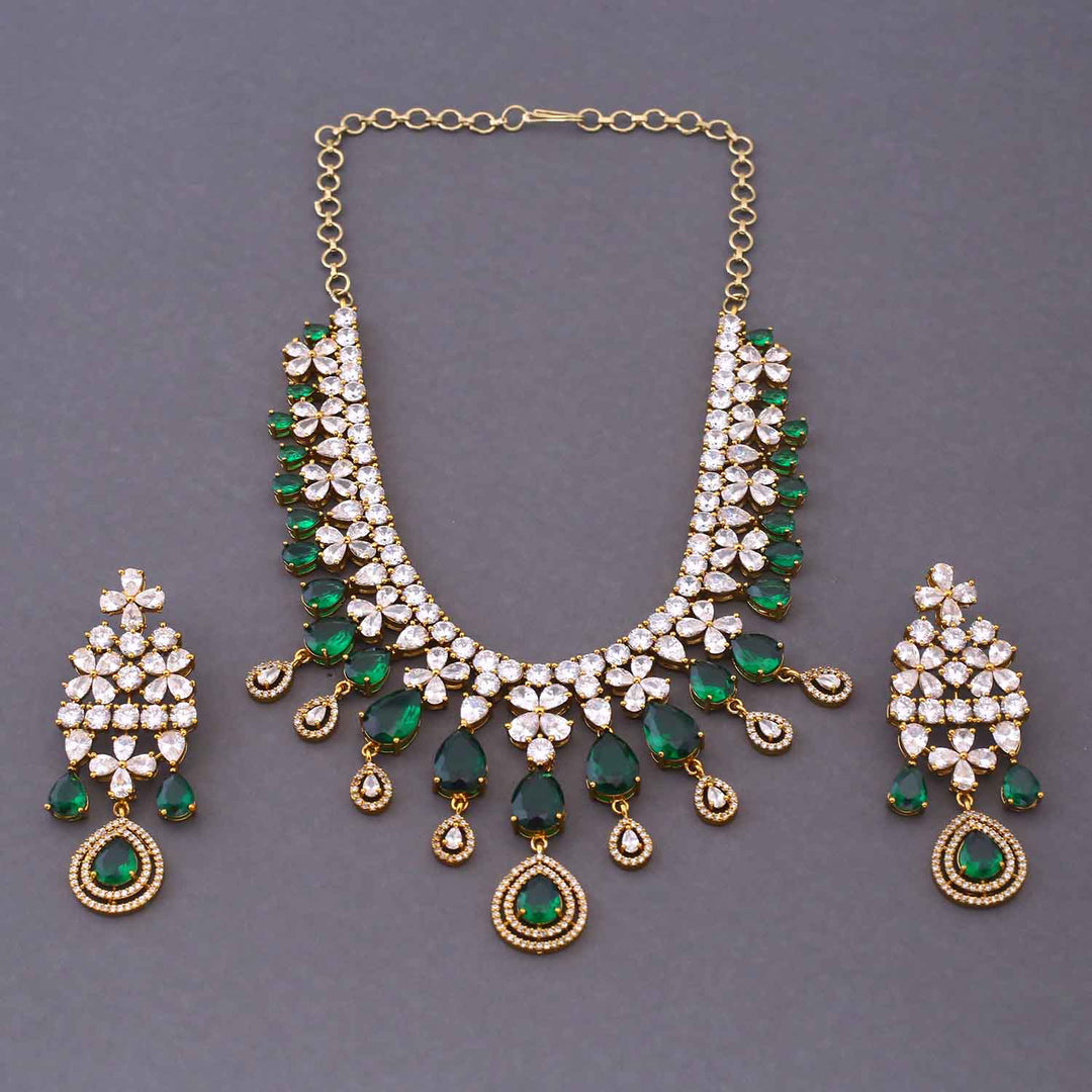 Emerald Adino Victorian Jewellery Set - New Arrival