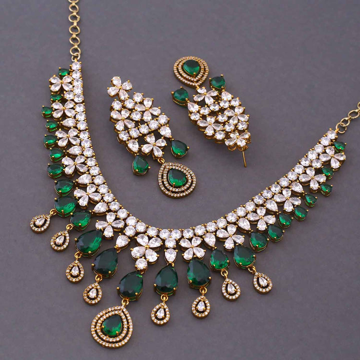 Emerald Adino Victorian Jewellery Set - New Arrival