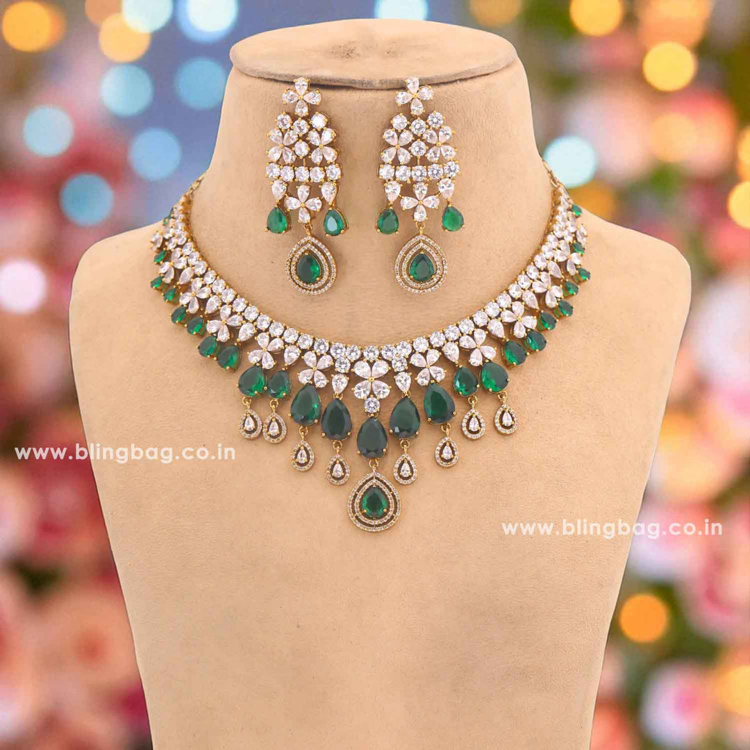 Emerald Adino Victorian Jewellery Set - New Arrival