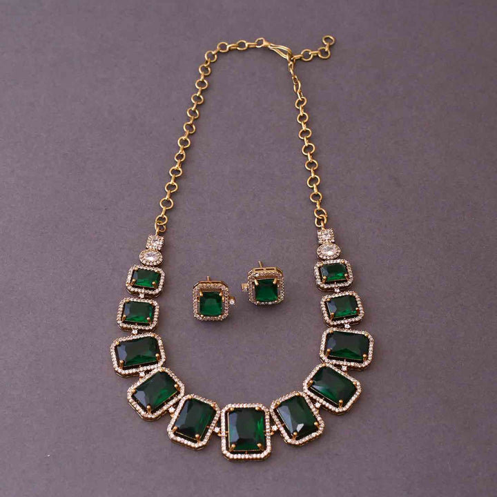 Emerald Adisel Victorian Jewellery Set- New Arrival