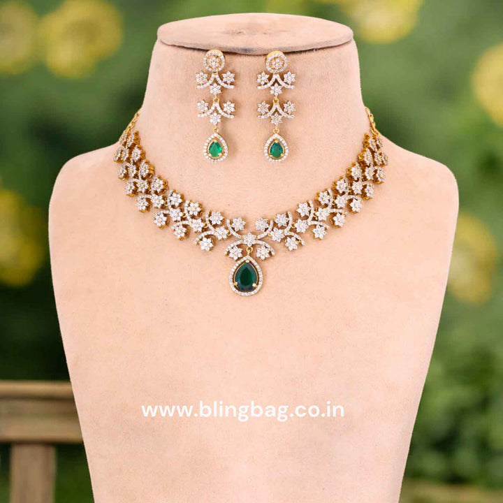 Emerald Aedon Victorian Jewellery Set - New Arrival