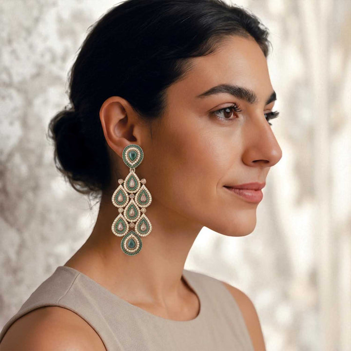 Emerald Agamya Danglers