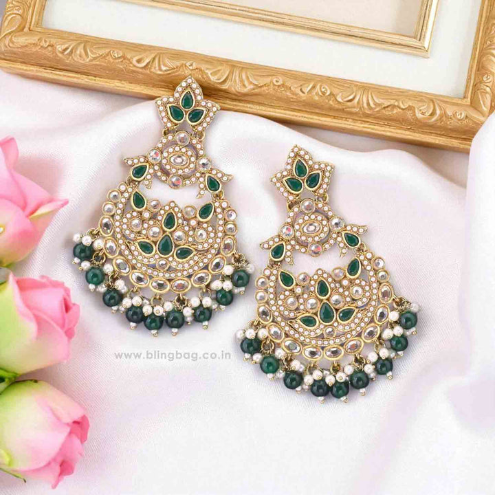 Emerald Agrata Danglers