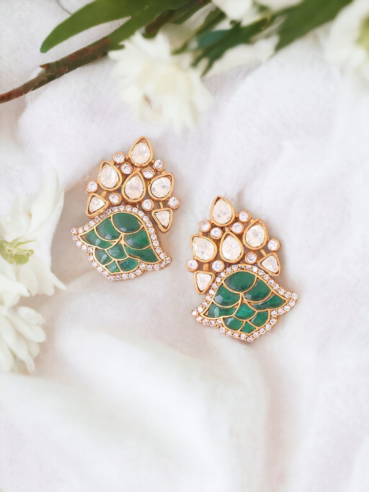 Emerald Alaina Zirconia Studs