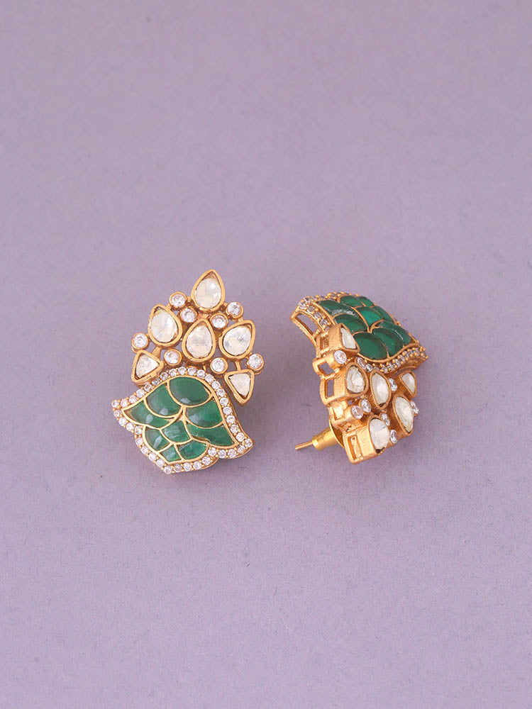 Emerald Alaina Zirconia Studs