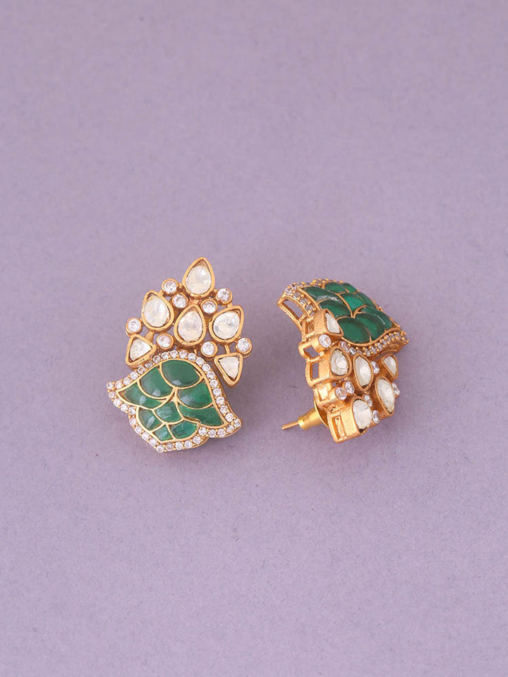 Emerald Alaina Zirconia Studs