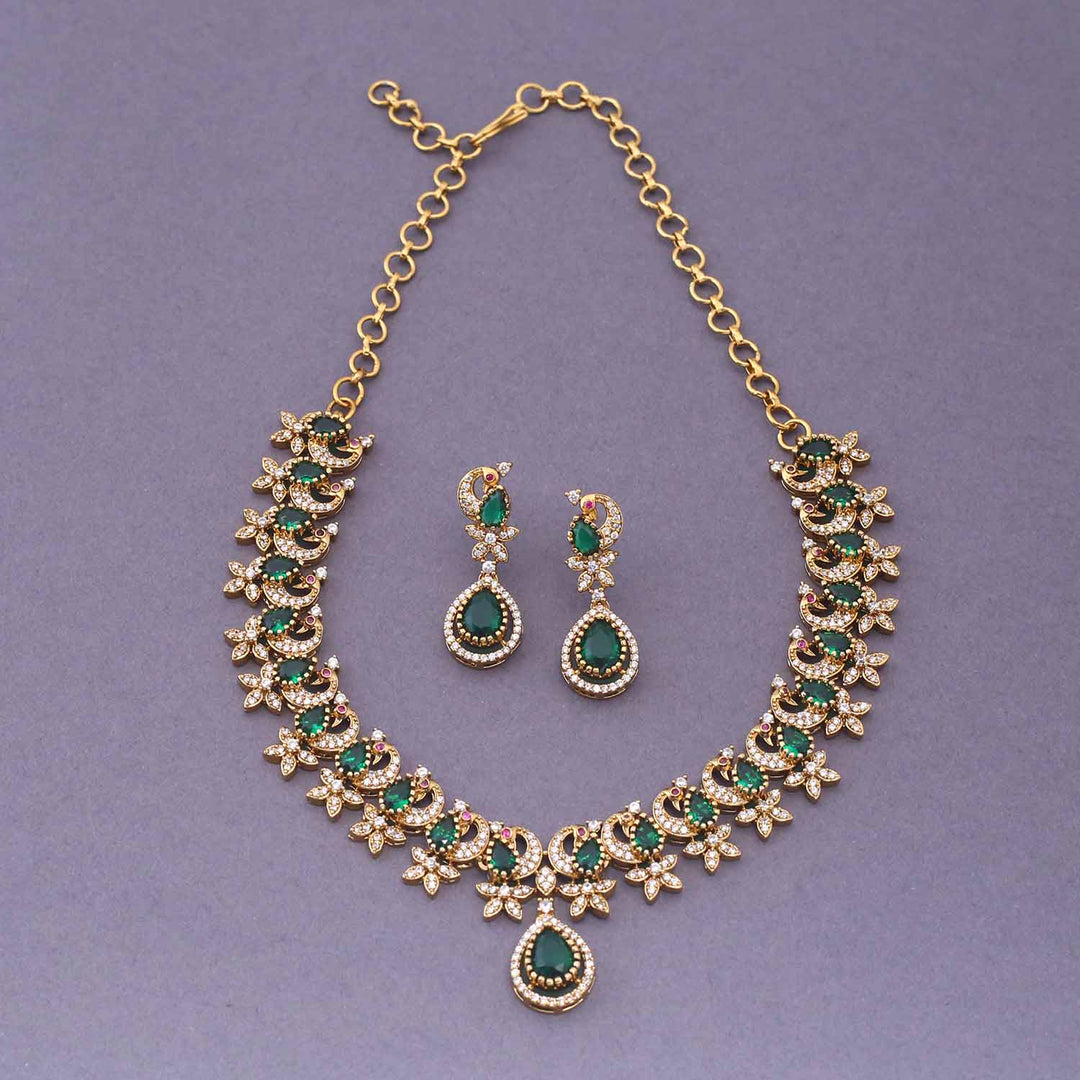 Emerald Aleecia Victorian Jewellery Set - New Arrival