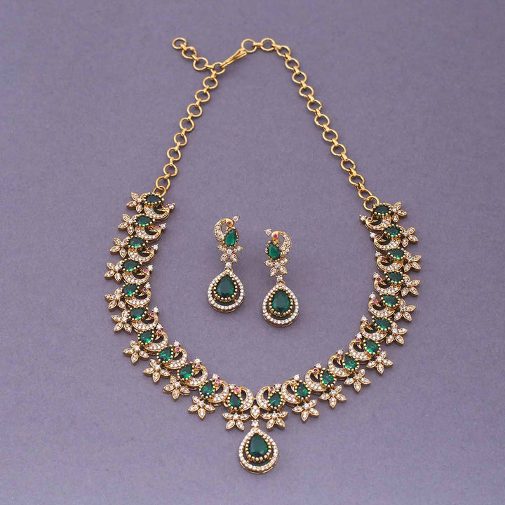 Emerald Aleecia Victorian Jewellery Set - New Arrival