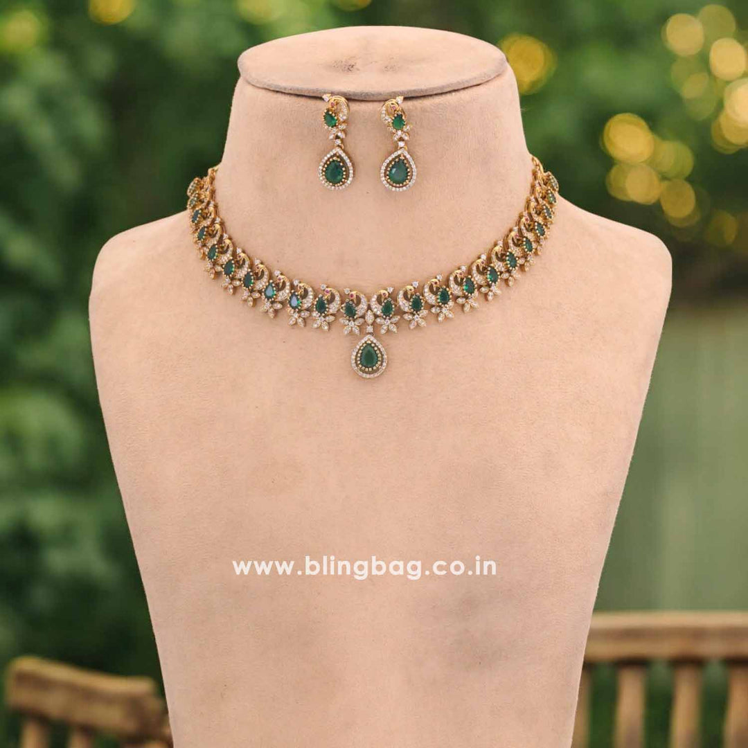 Emerald Aleecia Victorian Jewellery Set - New Arrival