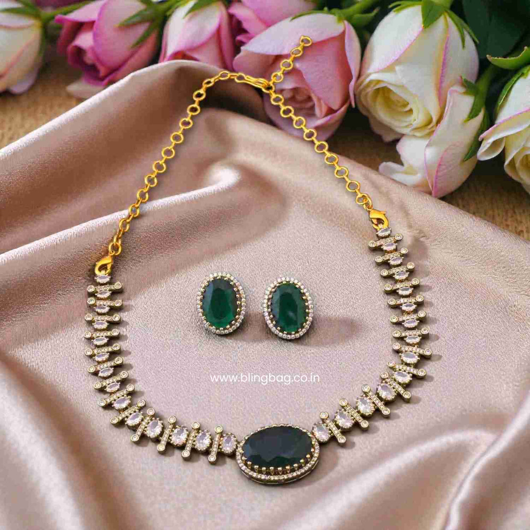 Emerald Alicebeth Victorian Jewellery Set - New Arrival