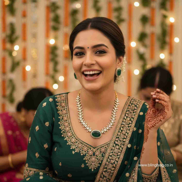 Emerald Alicebeth Victorian Jewellery Set - New Arrival