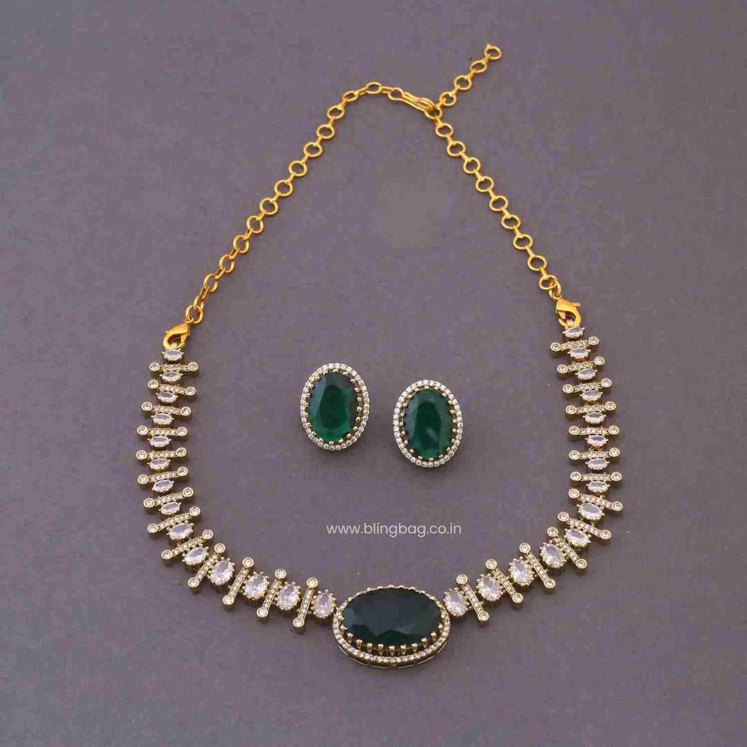 Emerald Alicebeth Victorian Jewellery Set - New Arrival