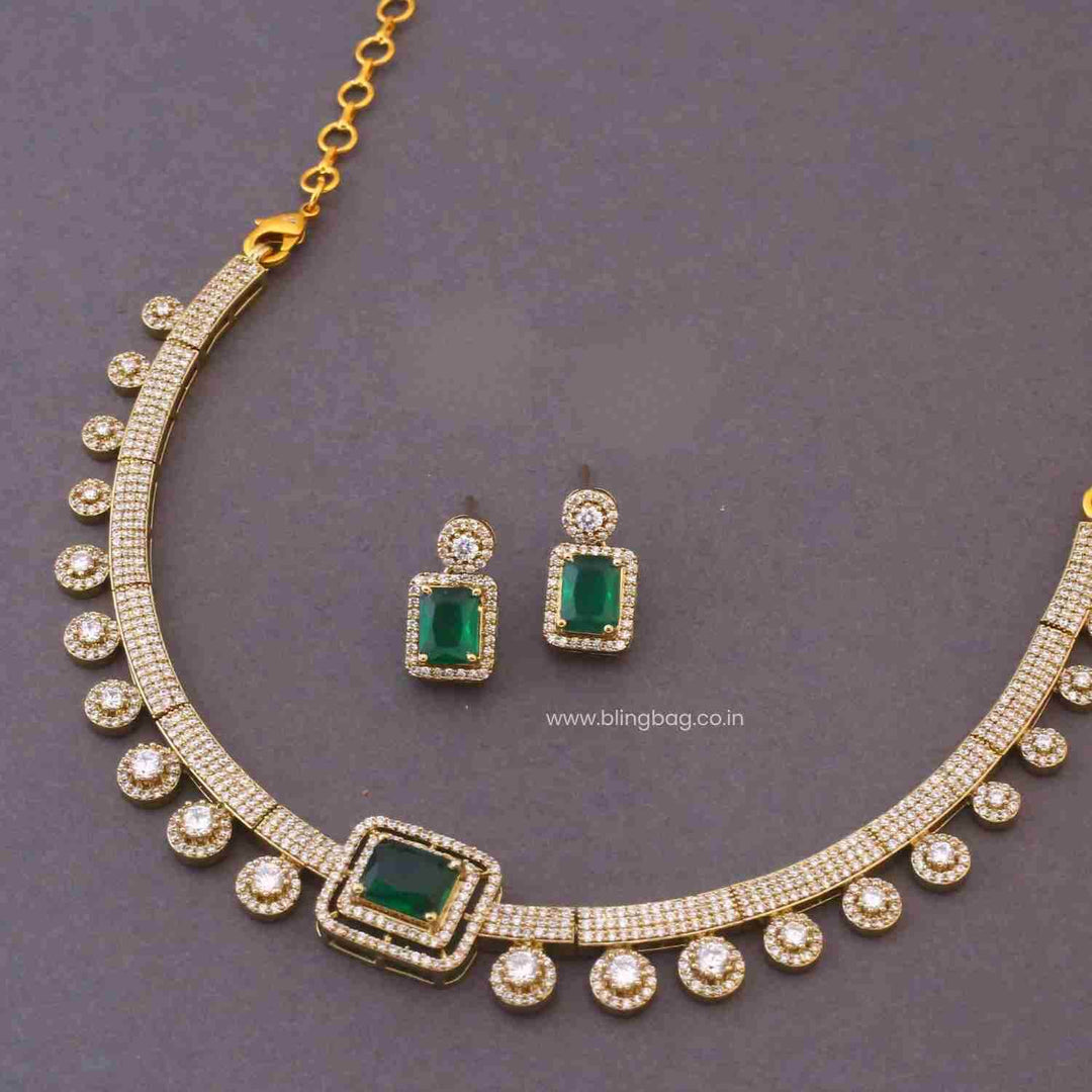 Emerald Alicee Victorian Jewellery Set - New Arrival