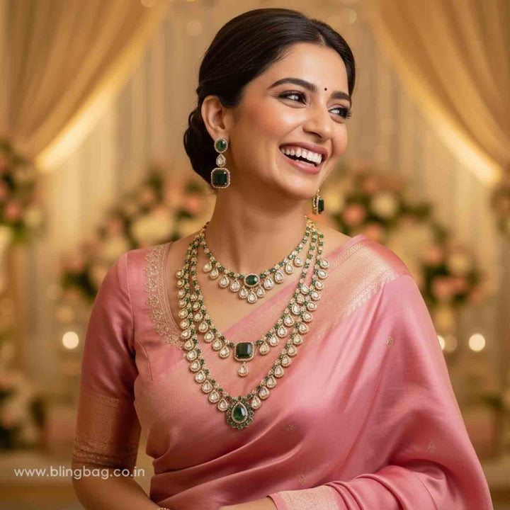 Emerald Alishia Victorian Jewellery Set - New Arrival