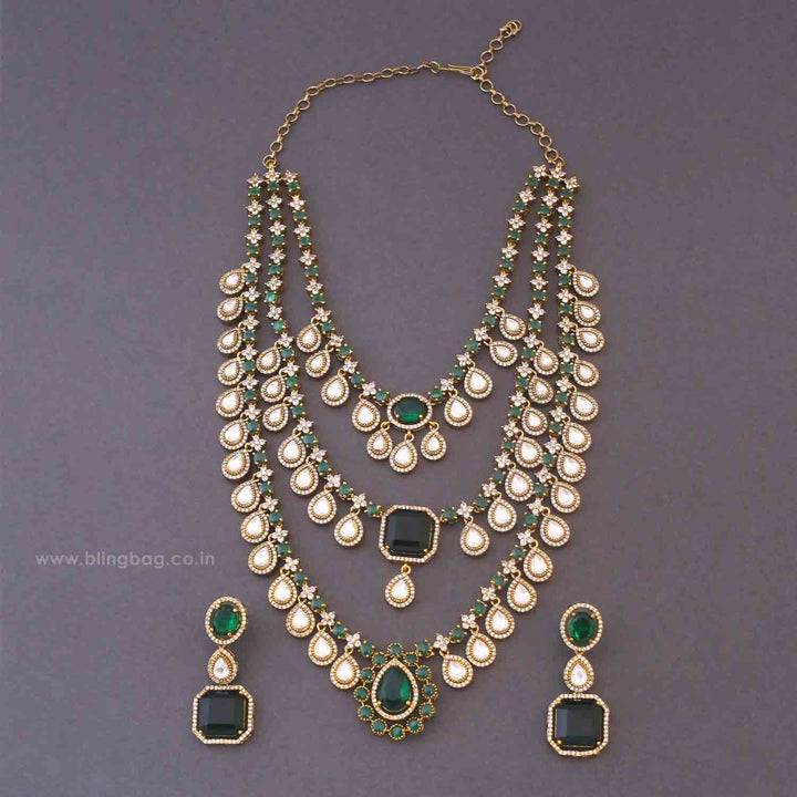 Emerald Alishia Victorian Jewellery Set - New Arrival