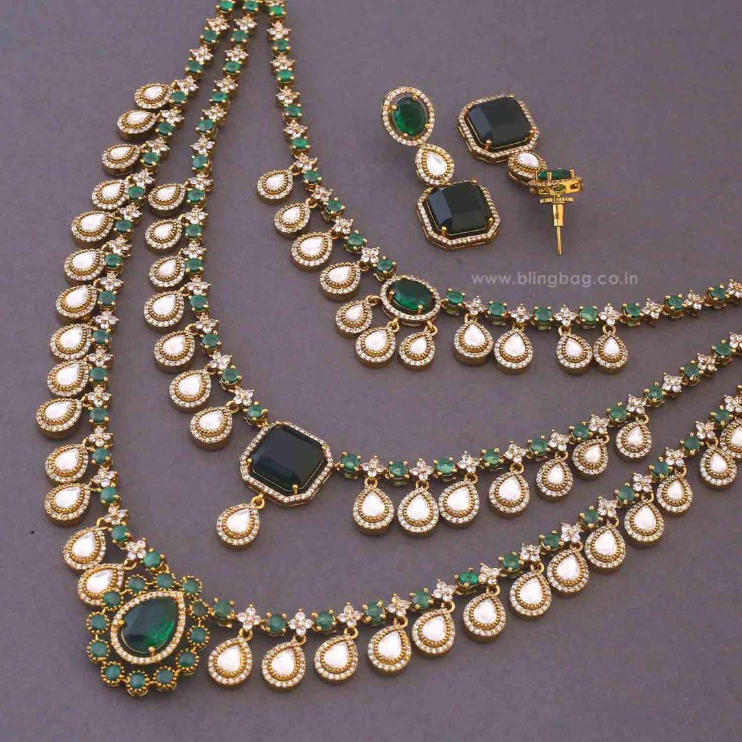 Emerald Alishia Victorian Jewellery Set - New Arrival