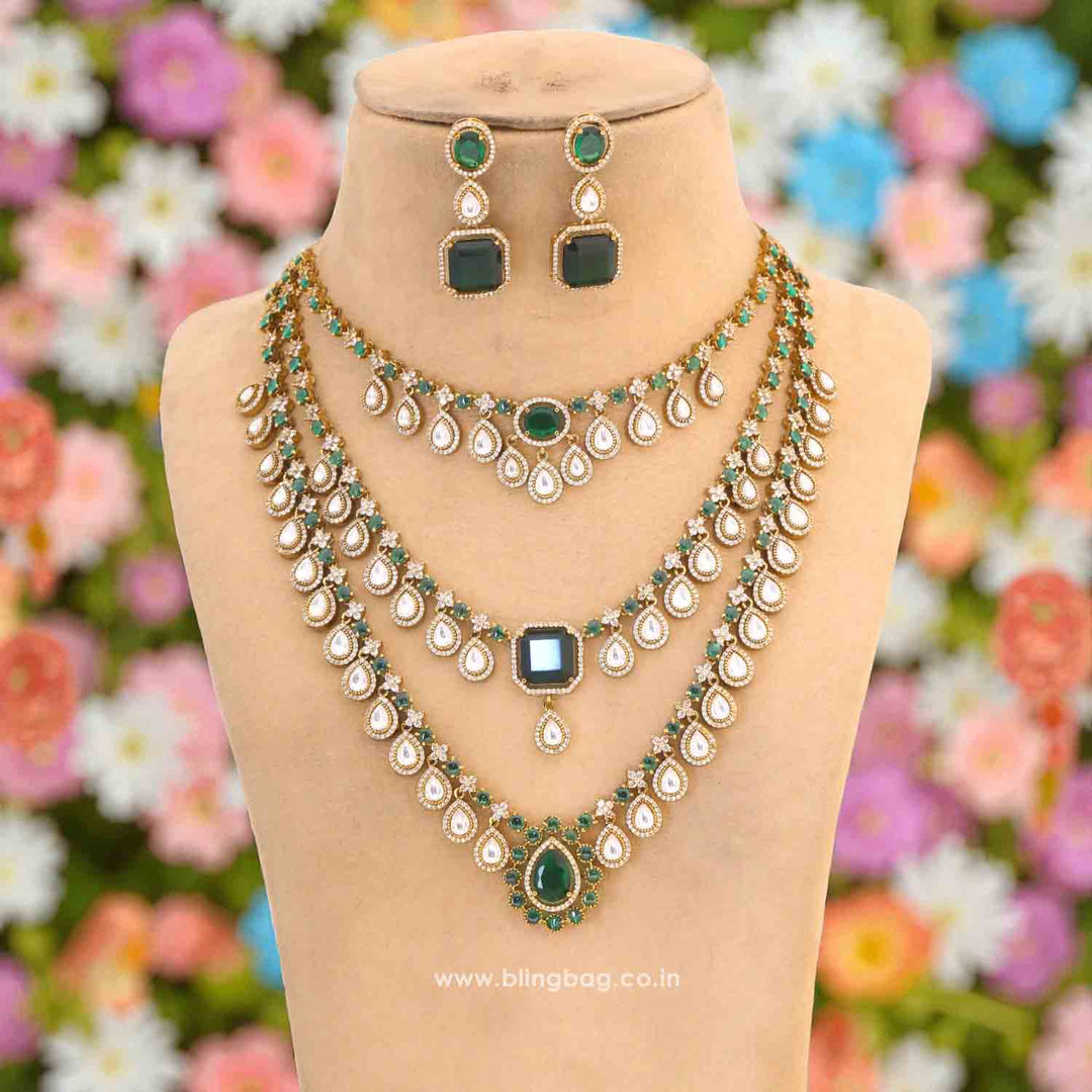Emerald Alishia Victorian Jewellery Set - New Arrival