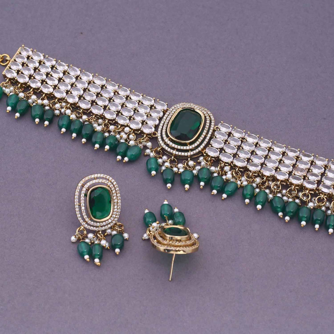 Emerald Alissha Victorian Jewellery Set - New Arrival