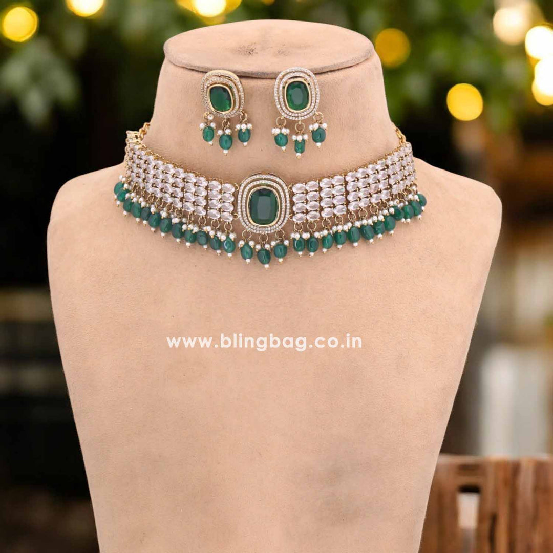 Emerald Alissha Victorian Jewellery Set - New Arrival