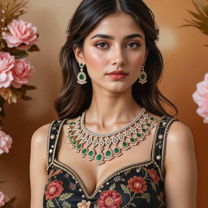 Emerald Almera Victorian Jewellery Set - New Arrival