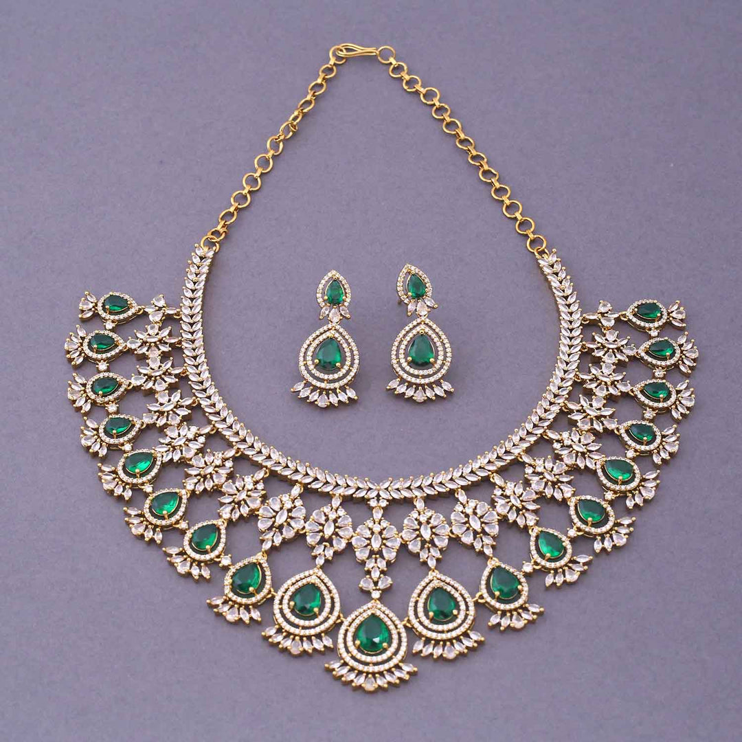 Emerald Almera Victorian Jewellery Set - New Arrival