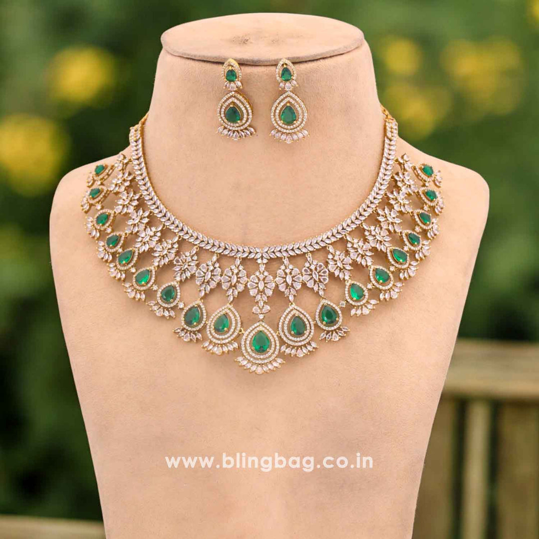 Emerald Almera Victorian Jewellery Set - New Arrival