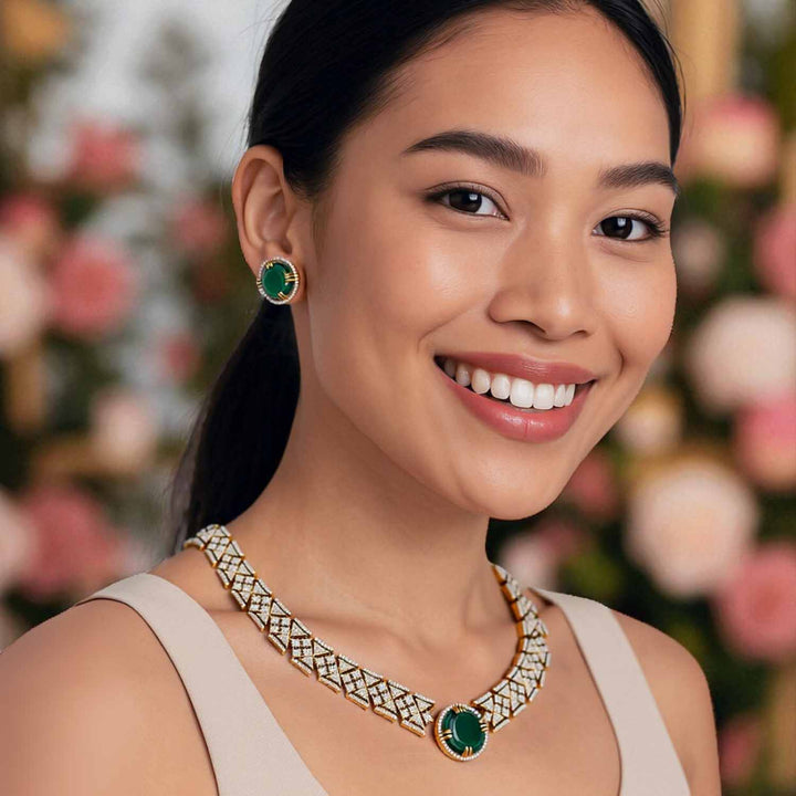 Emerald Alona Victorian Jewellery Set - New Arrival