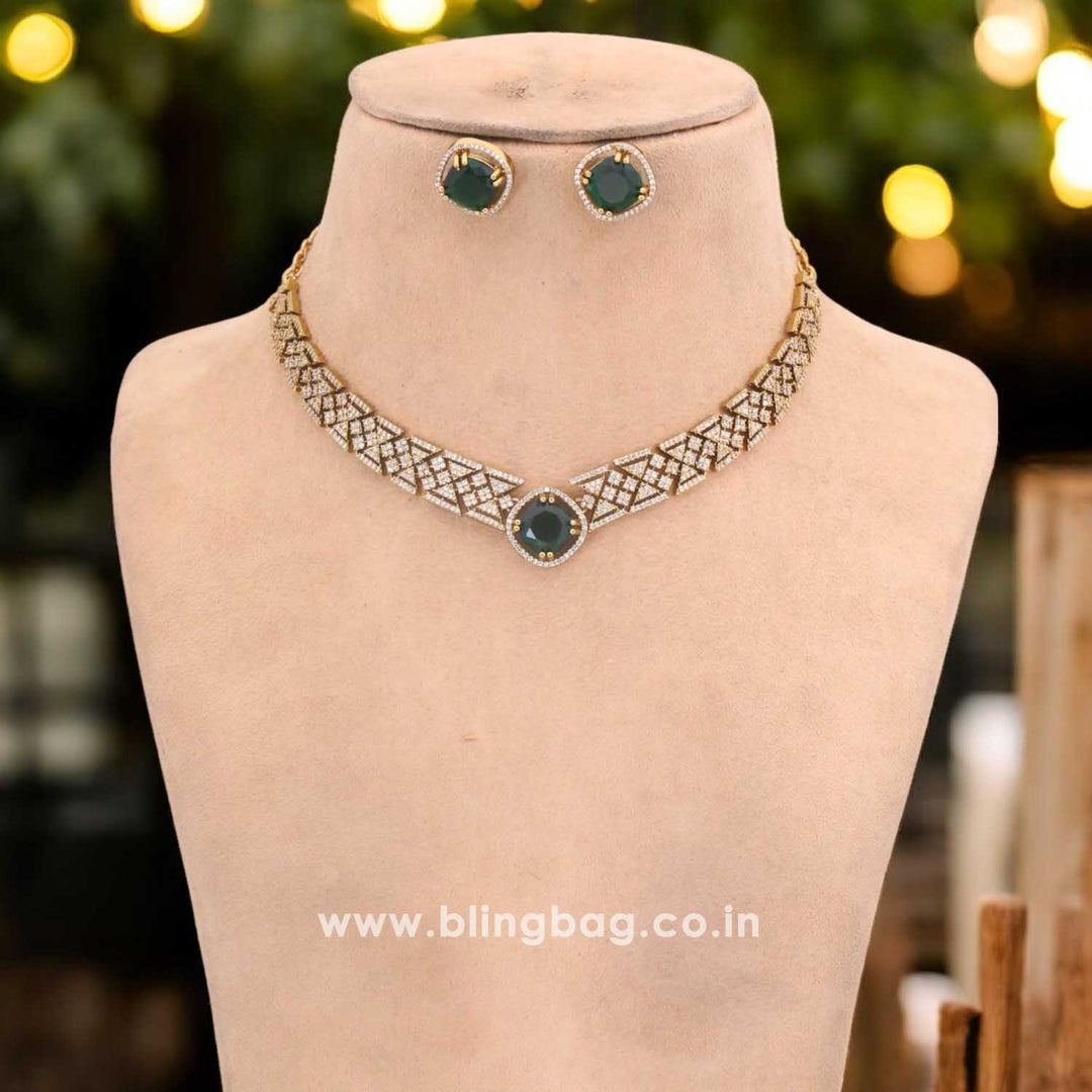 Emerald Alona Victorian Jewellery Set - New Arrival