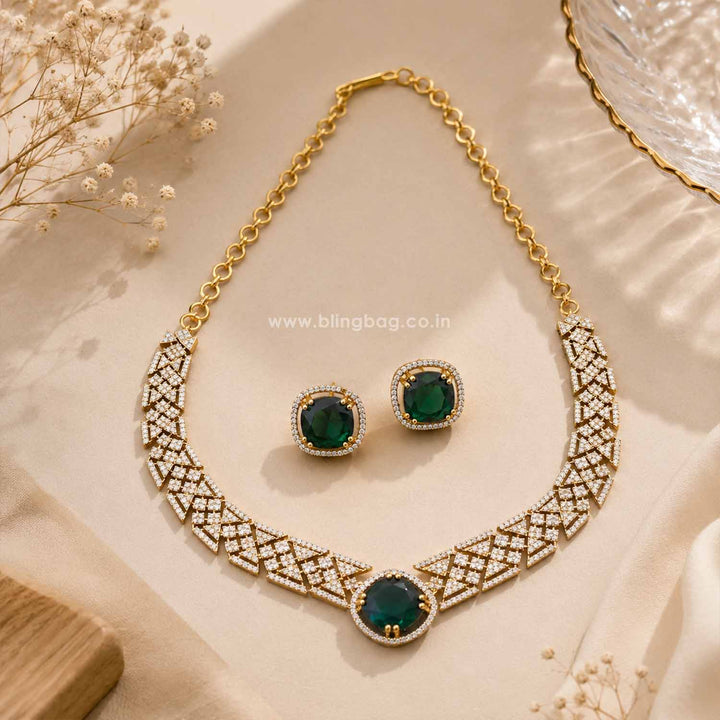 Emerald Alona Victorian Jewellery Set - New Arrival