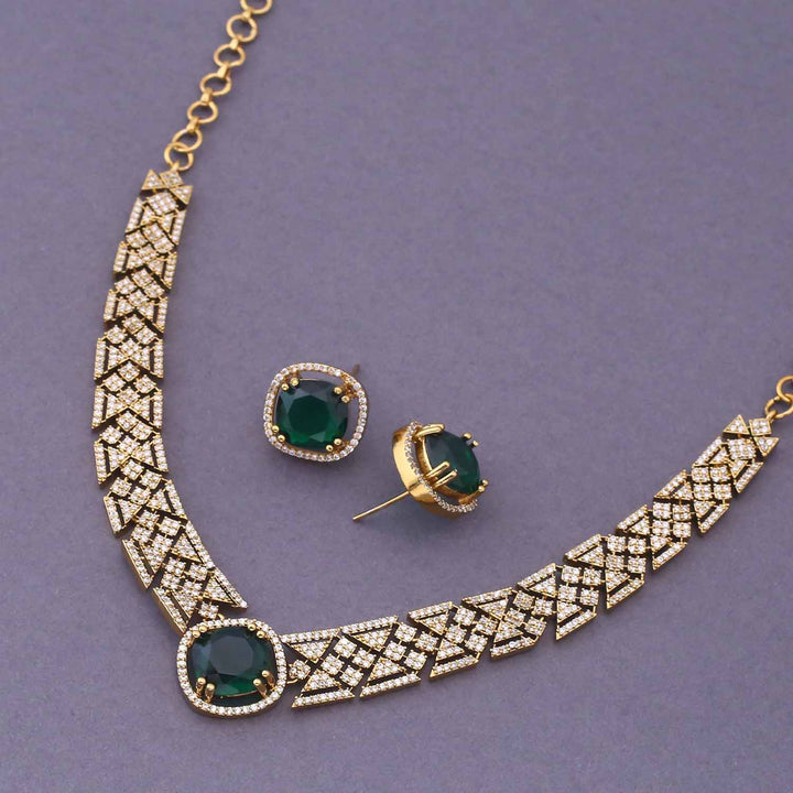 Emerald Alona Victorian Jewellery Set - New Arrival
