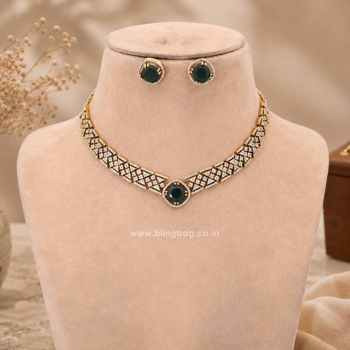 Emerald Alona Victorian Jewellery Set - New Arrival