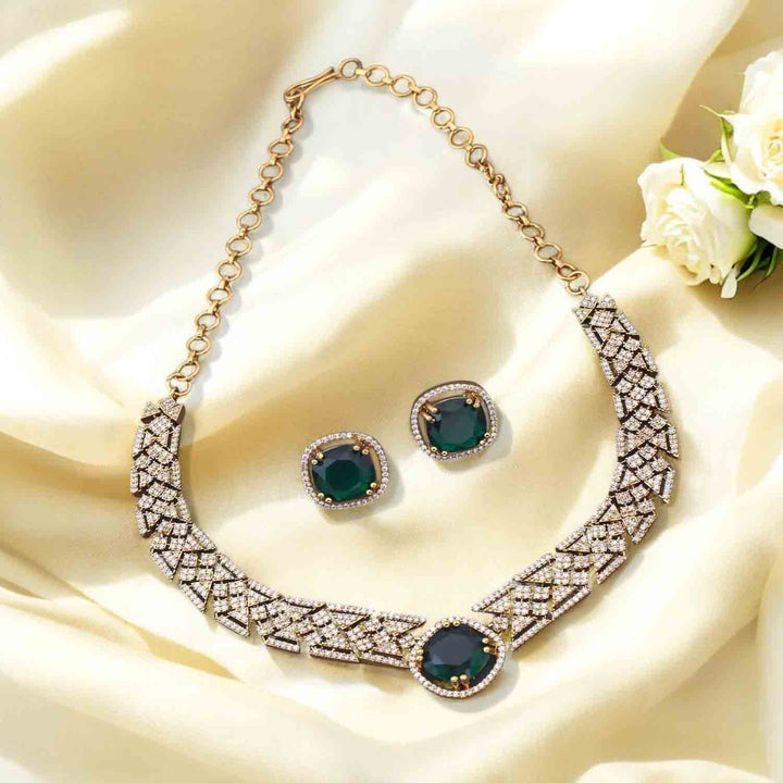 Emerald Alona Victorian Jewellery Set - New Arrival