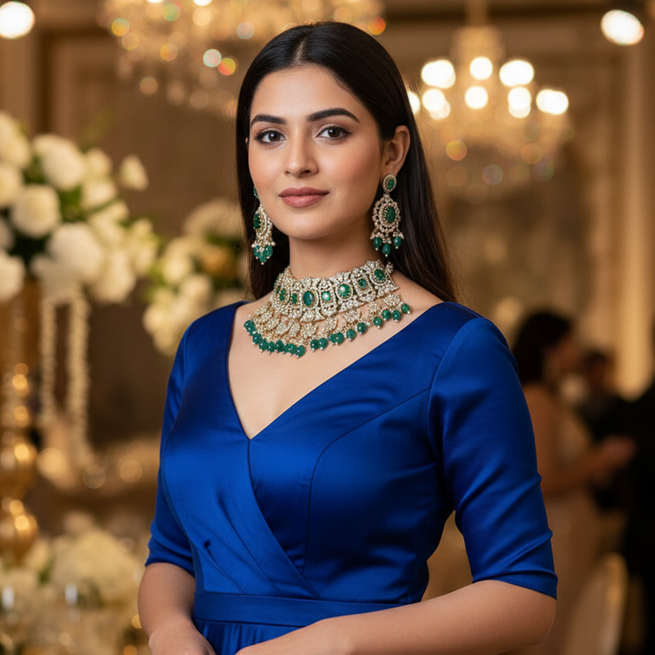 Emerald Alondra Victorian Jewellery Set - New Arrival