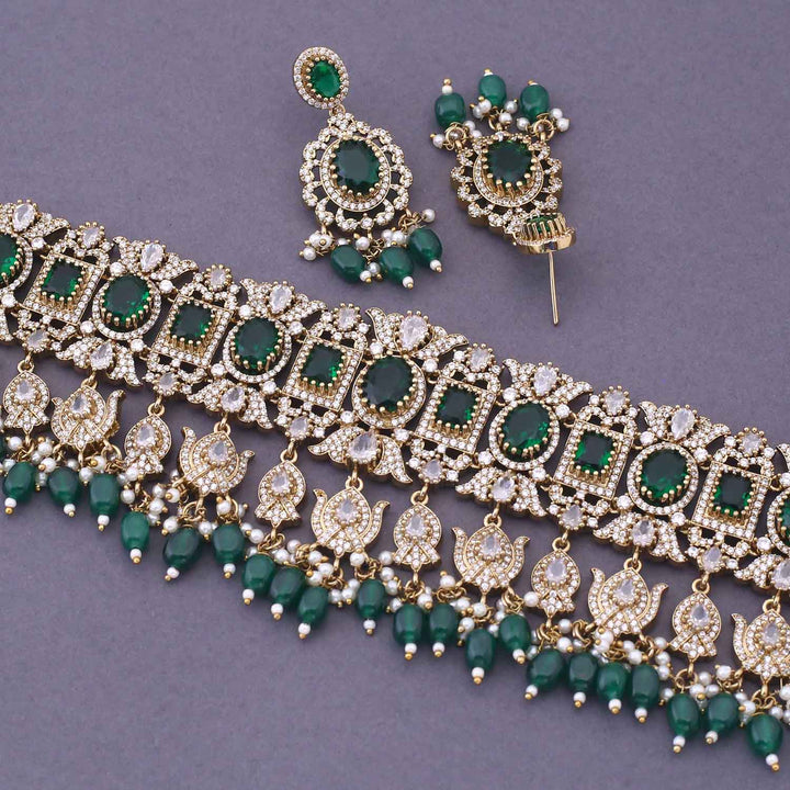 Emerald Alondra Victorian Jewellery Set - New Arrival