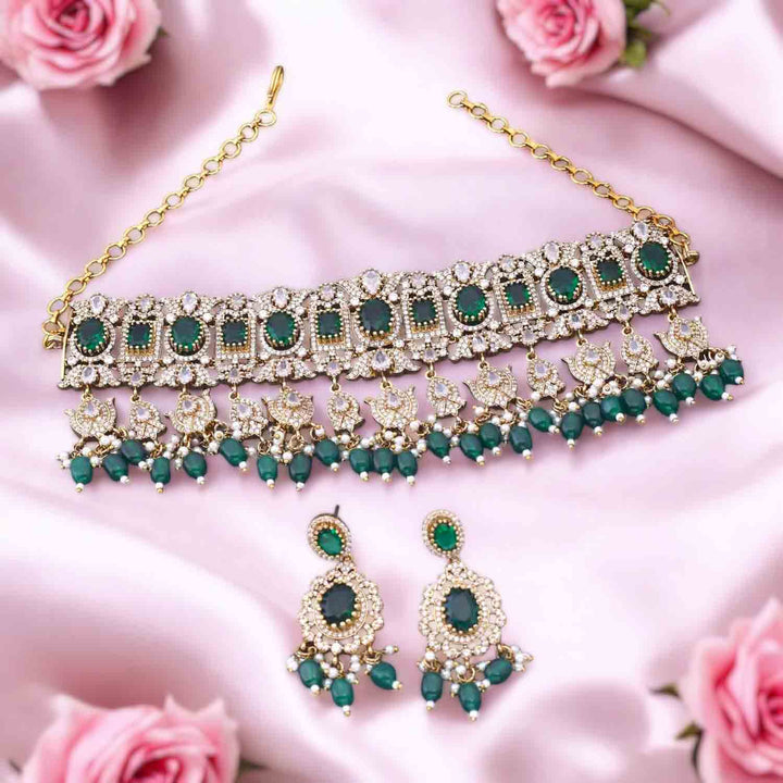 Emerald Alondra Victorian Jewellery Set - New Arrival