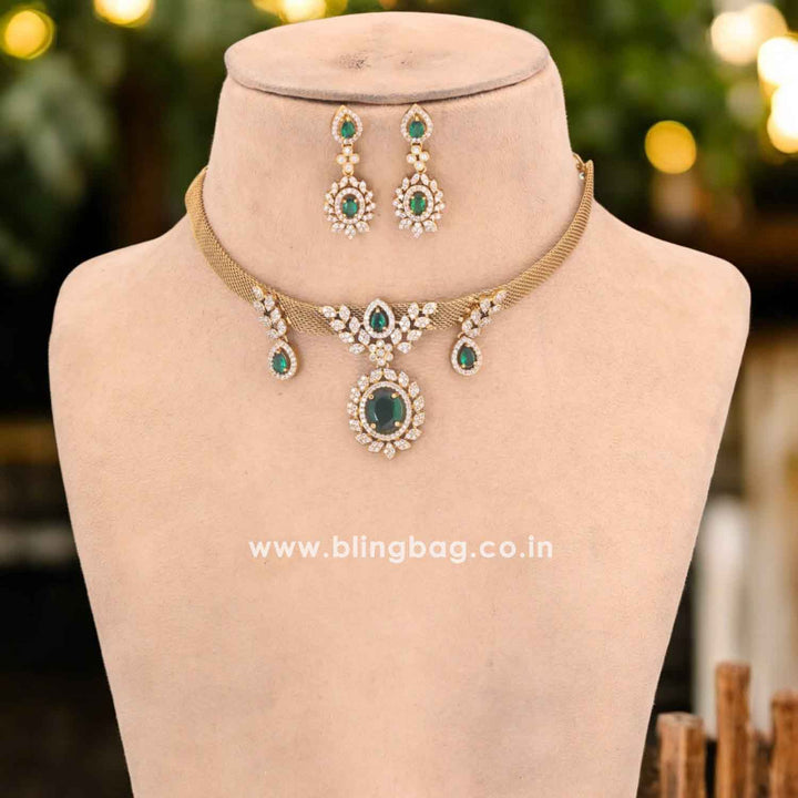 Emerald Alonza Victorian Jewellery Set - New Arrival